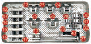 Femoral Instrument Tray Layer 2