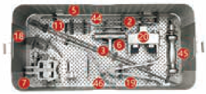 Femoral Instrument Tray Layer 4