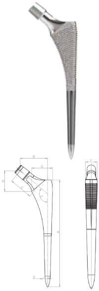 MH Tapered Stem Blueprint